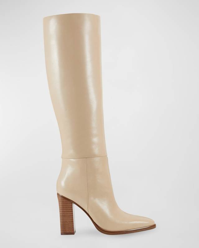 Lannie Leather Knee Boots